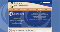 Desktop Screenshot of lampasasnursing.com