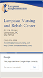 Mobile Screenshot of lampasasnursing.com